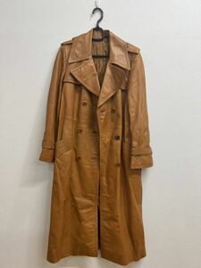 CREAZIONI　WATERCOAT　メンズコート　レザートレンチコート