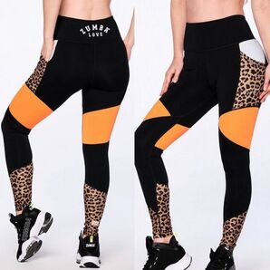 【正規品・新品】XS★ZUMBA・ズンバ★Dance Crew High Waisted Panel Ankle Leggings