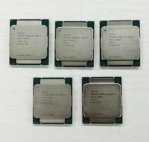 ▼intel XEON E5-2609V3 1.90GHz 5枚セット CPU FCLGA2011ソケット 6コア 6スレッド15キャッシュ 対応メモリDDR4 レタパ発送【H23102324】