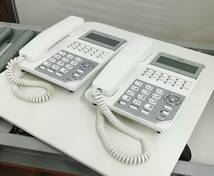 ■サクサ/saxa ビジネスフォン 電話機 TD1010（W)x2台 セット ホワイト 18ボタン標準電話機 業務用 即日発送 一週間返品保証【H23102308】_画像1