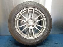 ★9分山★20年製★ KUMHO WS61 215/60R17　社外ホイール 17×7J +47 5H-114.3 4本セット スタッドレス エスティマ・オデッセイ等　A752_画像4