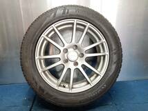 ★9分山★20年製★ KUMHO WS61 215/60R17　社外ホイール 17×7J +47 5H-114.3 4本セット スタッドレス エスティマ・オデッセイ等　A752_画像6