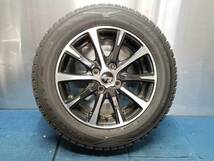 ★8.5-9分山★21年製★ ダンロップWINTER MAXX WM02 175/65R14　社外ホイール 14×5.5J +43 4H-100 4本セット スタッドレス　A759_画像6