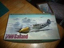 1/48 メッサーシュミット Bf109E ガーランド　ハセガワ ドイツ エースパイロット アドルフ・ガーランド搭乗機　Galland_画像1