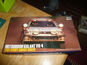 1/24 三菱 ギャラン VR-4 1991アイボリーコーストラリー　ハセガワ　GARANT VR-4　1991 IVORY COAST RALLY　