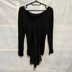 レディース トップス Tシャツ カットソー ブラック Lサイズ