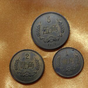 [希少] 中国人民銀行 1980年 硬貨 