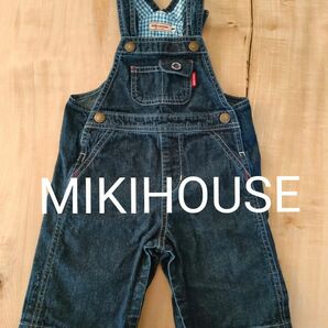 ミキハウス　 オーバーオール　サロペット　デニムオーバーオール　ズボン　MIKIHOUSE　パンツ　デニム　つなぎ　ボトムス　