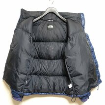 THE NORTH FACE ノースフェイス ヌプシ ダウンジャケット 700FP メンズ Mサイズ 正規品 ブルー Z654_画像3