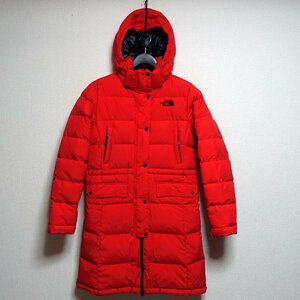 THE NORTH FACE ノースフェイス ダウンコート ロング ダウンジャケット レディース XLサイズ 正規品 レッド Z735