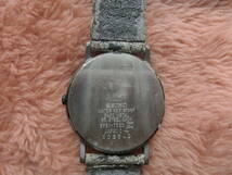 ・新品ベルト付●デッドストック未使用・セイコー/アベニュー・1976年？製造 ・クォーツ メンズ腕時計 3気圧生活防水 ビンテージ_画像6
