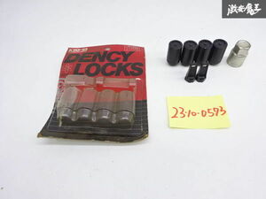 【未使用】KYOEI DENCY LOCKS ロックナット スチール テーパー座面 ブラック 袋型 4個 M12×P1.25 7103-B 日産 スバル ホンダ 即納 棚1-4-F
