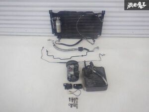 [ actual work remove!] Nissan original BNR32 Skyline GT-R RB26DETT A/C air conditioner kit condenser compressor evaporator R-12 shelves J-6