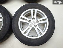 ●マツダ 純正 LW3W MPV 16インチ 6.5J +50 PCD 114.3 5H ハブ径 約67ｍｍ シルバー DUNLOP ENASAVE RV504 215/60R16 2015年 4本 棚U-7_画像5