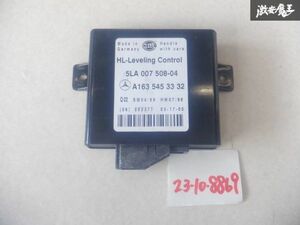 [ with guarantee ] original BENZ Benz W163 ML55 AMG head light level ring control module A1635453332 actual work remove immediate payment shelves 24-2