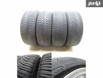 ●ENKEI エンケイ PF01 塗装品 17インチ 7J +48 PCD 100 5H シルバー系 タイヤ付 205/50R17 プリウス 86 BRZ レガシィ インプレッサ 棚Q-2_画像9