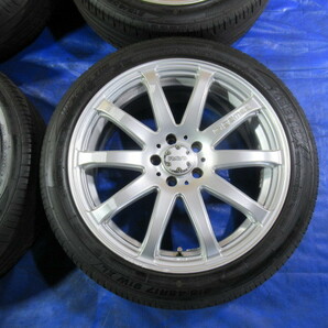 激安即決！RAYS G・games 17-7J 5H/100 ET42 + ZEETEX 215/45R17 2020年製！中古4本！プリウス BRZ 86 レガシー インプレッサ T007521の画像6