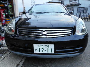 * selling out #PV35* Skyline # original front bumper # black *KH3**