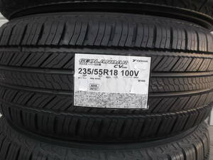 Hu☆送料無料!!ヨコハマ☆ジオランダーCV＜G058＞☆235/55R18☆2本のみ☆RAV4・ハリアー・ヴァンガード・レクサスNX