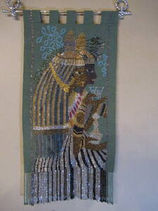  beadwork tapestry ejipto Pharaoh pattern Kirakira. beadwork 