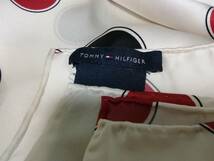 ★★『TOMMY HILFIGER』トミーヒルフィガー《シルク混スカーフ》84㎝角　☆極美品☆ ★★_画像3