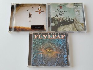 【1st~3rd 3枚セット】FLYLEAF / FLYLEAF(EU盤,ボートラ3曲)/MEMENTO MORI(US盤,4曲収録ボーナスCD付)/NEW HORIZONS(US盤),フライリーフ