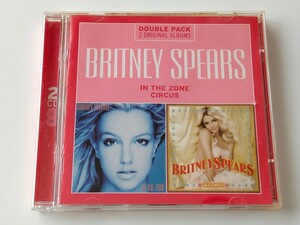【2アルバム2CD希少盤】Britney Spears / In The Zone(03年4th+2曲)/CIRCUS(08年6th+1曲) 2CD JIVE 88765460122 13年限定盤,ブリトニー
