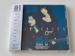 KIX-S キックス / VIRGINITY 帯付CD APCA75 92年リリース,浜口司,安宅美春,小野塚晃,DIMENSION,大黒摩季,また逢える...(Acoustic)収録