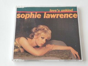 【希少MAXI】Sophie Lawrence/Love's Unkind (7ver,Extending Club Mix) CD BMG UK ZD44822 91年盤,ソフィー・ローレンス,Hi-NRG,EUROBEAT