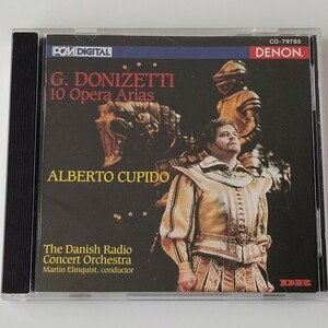 アルベルト・クピード ALBERTO CUPIDO/ドニゼッティ：オペラ・アリア集(CO-79785)人知れぬ涙/エルムクイスト/イタリア テノール