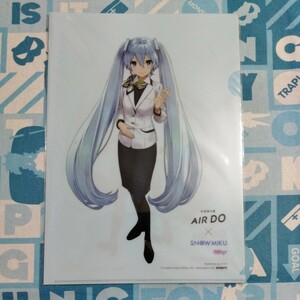 初音ミク ボーカロイド 雪ミク SNOW MIKU AIR DO コラボ クリアファイル セット タツヲ シワスタカシ 未開封新品