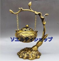 極上品◆純銅/復古コレクション/禅意/香薫炉盤/香炉/茶道工芸品_画像2