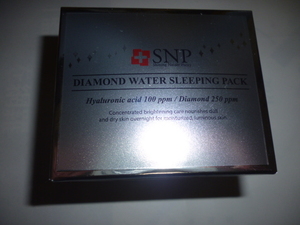 新品　SNP ダイヤモンドウォータースリーピングパック100g 送料350～