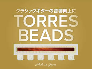 * classic guitar sound improvement *to- less beads *TRBS-A167*TORRES-BEADS* cow . made 