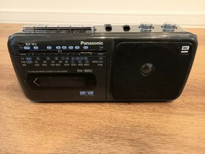 当時物 Panasonic パナソニック ラジオカセットレコーダー RX-1860 TV/FM/AM ジャンク 保管 中古 現状品 k481