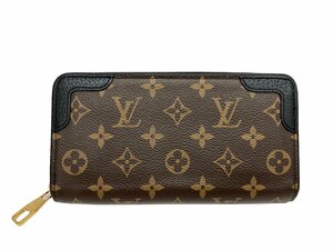 LOUIS VUITTON (ルイヴィトン) ジッピー・ウォレット レティーロ モノグラム ラウンド長財布 M61188 ブラウン ウィメンズ/028