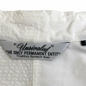 UNRIVALED (アンライバルド) シャツ 長袖デザインシャツ 切り替え 3 ホワイト メンズ /004の画像4