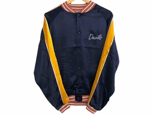 HOUSTON (ヒューストン) RAYON AWARD JACKET（DEVILS）レーヨンアワードジャケット M 51248 ネイビー 紺 メンズ/004