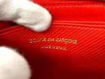 COMME des GARCONS (コムデギャルソン) INTERSECTION WALLET RD ミニ財布 コインケース SA3100LS-RDRDOS 赤 レザー ウィメンズ/036_画像6