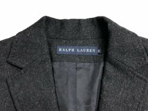 RALPH LAUREN (ラルフローレン) インパクト21 テーラードジャケット 9号 チャコール レディース/091_画像4