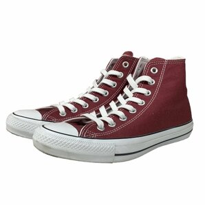 CONVERSE(コンバース) ALL STAR 100 COLORS HI オールスター スニーカー 1CK938 26.5cm US8 ボルドー メンズ/025の画像1