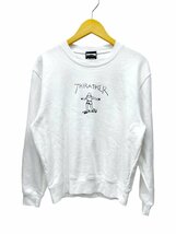 THRASHER (スラッシャー) GONZ ART ゴンズ トレーナー スウェット 裏起毛 S ホワイト メンズ レディース/028_画像1