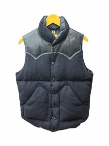 Rocky Mountain Featherbed (ロッキーマウンテンフェザーベッド) CHRISTY VEST クリスティー ダウンベスト ウール ネイビー 38 メンズ /027