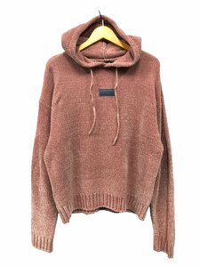 KITH (キス) HAYES CHENILLE HOODIE パーカー スウェットシャツ ドリフトウッド ヘイズシェニール フーディー ピンク系 M メンズ/091