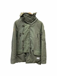 BEDWIN (bedo wing ) N-3B military coat reverse side quilting cotton jacket sage 1 men's /025