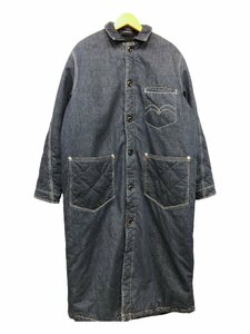 Levi’s RED (リーバイスレッド) デニムロングコート 裏ボア 中綿 裏キルティング A1101-0000 M インディゴ ブルー メンズ/091