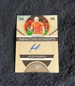 サッカー　サインカード　ロッベン　2018 Panini Prizm Arjen Robben ワールドカップ　auto