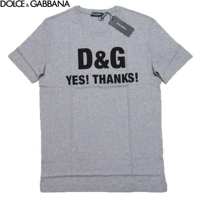 ほぼ未使用品DOLCE&GABBANA ロングＴシャツ40グレー-