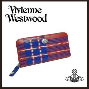 ○★新品 未使用 vivienne westwood ヴィヴィアンウエストウッド タータンチェック 長財布