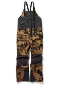 ○★新品未使用　THE NORTH FACE（ザ・ノース・フェイス）　FL エーキャド　ビブパンツ　XS(USサイズ)　カーキ　カモフラージュ★○